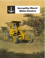 Caterpillar Diesel Motor Graders 12,112,212 Booklet '39
