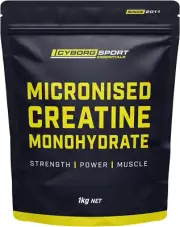 MICRONISED CREATINE MONOHYDRATE 1kg Pharmaceutical Grade Strength Power Muscle