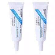 False Eyelashes Makeup Adhesive Eye Lash Glue 2 Pcs DU Waterproof Clear White