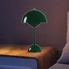 Mushroom Table Lamp Portable Nordic Bedside Lamps for Office Living Room Bar