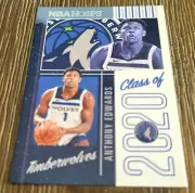 Anthony Edwards 2020-21 Panini NBA Hoops Rookie RC Class Of 2020 TWOLVES