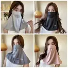 Nylon Face Cover Sun Protection Face Mask Reusable Ice Silk Face Mask Outdoor