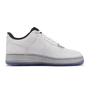 【NIKE 耐吉】Wmns Air Force 1 07 SE 女鞋 白 銀 White Chrome 冰底(DX6764-100)