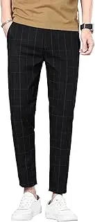[Maiyifu-GJ] Men's Slim Fit Stretch Chino Pants Casual Stylish Business Dress Pants Lightweight Skinny Flat Front Trousers