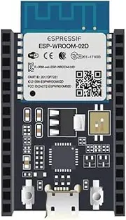 WLAN Development Tools - 802.11 ESP8266 General Development Kit, Embeds ESP-WROOM-02D and Female Header Connector on The Board. - ESP8266-DevKitC-02D-F