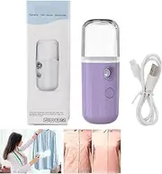 Easy Care Sunshine 15s Heat up Mini Travel Steamer, Rechargeable Cordless Easy Care Sunshine Steamer Battery Operated, Small Travel Steamer for Clothes, Mini Handheld Garment Steamer (Purple)