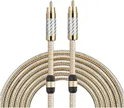 RCA Coaxial Cable Compatible with TV Amplifier Soundbox Subwoofer RCA to RCA 75Ω SPDIF Cable Braided Shielding OFC 1M 2M 3M 5M 8M 10M 12M(1.5m)