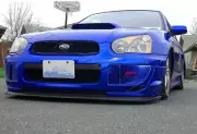 For 04-05 Subaru Impreza WRX STi Blue Fog Light Lamp Bumper Bezel Cover Cap (for: Subaru)