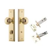 Iver Guildford Door Knob Stepped Privacy Kit with Turn