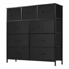 Dresser for Bedroom, Storage Organizer with 9 Drawers, Chest of Drawers with ...