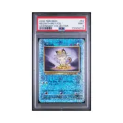 2002 Legendary Collection - Meowth Rev. Foil - PSA 9