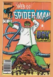Web of Spiderman #5 - Doc Ock - Newsstand - NM