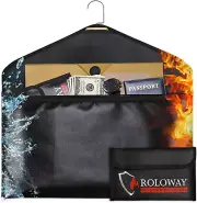 Fireproof Hanger Safe with Small Bag - Hidden Compartment for Home & Travel