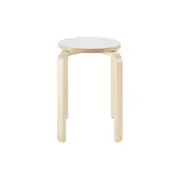 Replica Set Of 4 Aalto Wooden Low Stools Chair - Black