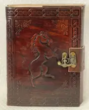 Leather Journal Handmade Unicorn Notebook Sketchbook Diary Writing Pad Gift