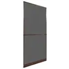 Brown Insect Screen Door 100 x 215 cm Hinged Mesh Adjustable Size Easy Install