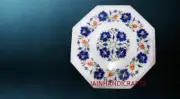 18'' Marble Table Top center Coffee Center Corner Side Inlay Malachite lapis