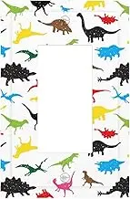 Cool Kids Colorful Dino Dinosaur 1 Gang Single Rocker/Decorator Outlet Light Switch Cover Decorative One Rocker Receptacle Face Wall Plate Switchplate