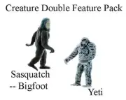 Bigfoot and Yeti Creature Double Feature Set of 2 , O scale finished beasts