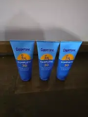 3 ~ COPPERTONE COMPLETE ~ SPF 30 Water Resistant Sunscreen Lotion 7 oz 3/24
