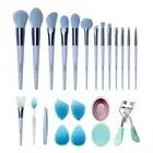 23pcs Makeup Brushes Kit Set Foundation Power Eye Brush Sponge Eyelash C