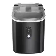 9.45 In. 34 Lb./24H Portable Nugget Ice Maker Self-Cleaning 6-Min Ice Production