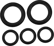 Vaguelly 5pcs Rubber Speaker Edge Rings Flexible Surround Gaskets Speaker Repair Parts for Family Entertainment Systems Maintenance