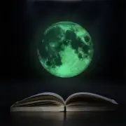 Glowing Luminous Moon Planet Space Wall Sticker Decal In The Dark