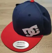 New DC SHOES Sports Skate Apparel Red White Blue VC Fly By Snapback Hat