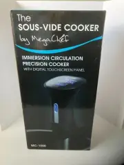 MegaChef Immersion Circulation Precision Sous-Vide Cooker W/Pump and Bags-New