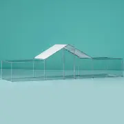 Chicken Coop Cage Run Rabbit Hutch Large Walk In Hen House Cover 7Mx2Mx2M
