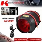 Silent Inline Fan Duct Hydroponic Industrial 4" 6" Extractor Exhaust Vent Kit AU