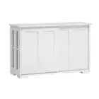 Artiss Buffet Sideboard Cabinet White Doors Storage Shelf Cupboard Hallway Table