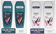 Rexona Men and Women Twin Pack Roll On Deodorant 50 ml x 24 Pack