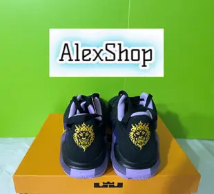 艾力克斯 NIKE LEBRON WITNESS VII 7 EP 男 DM1122-002黑紫黃XDR氣墊籃球鞋X5