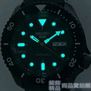 SEIKO 精工 SRPD77K1手錶 綠水鬼 夜光 手自動上鍊 機械錶 帆布 男錶【澄緻精品】