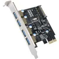 在飛比找Yahoo!奇摩拍賣優惠-伽利略 PCI-E USB 3.0  4埠  擴充卡 (Re