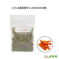 在飛比找蝦皮購物優惠-C01.紅蘿蔔種子5.2克(約3000顆)(有藥劑處理)(日