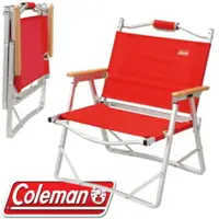在飛比找樂天市場購物網優惠-【Coleman 美國 輕薄摺疊椅〈紅〉】CM-7670J/
