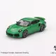 【品質保證】MINIGT 1:64保時捷Porsche 911 Turbo S綠蛙合金汽車模型收藏525 WRFT
