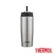 【THERMOS 膳魔師】不鏽鋼真空吸管隨行瓶0.47L(TS403SS)不銹鋼色