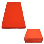 Folding Yoga Orange Mat - Gymnastics Floor Exercise Gym Mat - 180Cm*60Cm*5Cm