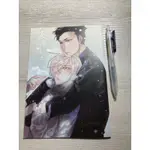 [二手］友達以上戀人未滿 作者OMU YURI ON ICE BL 同人本 插畫本 附明信片