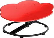 Amagogo Sensory Swivel Chair, Integration Training Toy, Rotating Seat Stool, Equipment for Nursing, Red
