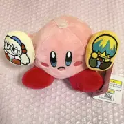 Kirby Super Star 30th Anniversary Basic Round Plush Doll Toy Japan Limited New