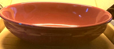 Longaberger Woven Traditions Vegetable Bowl-Paprika-NIB!!!