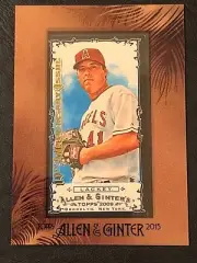 2015 TOPPS ALLEN AND GINTER John Lackey black BUYBACK 10th ANNIVERSARY FRAMED SP