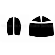 For Lexus SC 2-door Convertible 2001-06 Full Pre Cut Window Tint Kit Car Film