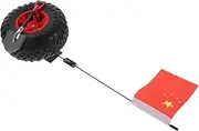 Kisangel Unique Electric Bike Flag Pole Bicycle Rear National Flag Safety Tail for Bike Riding