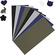 8Pcs 15x20cm Self Adhesive Nylon Repair Patches, Waterproof Fabric Repair Patches, Down Jacket Patch, Lightweight Camping Gear Patch for Clothing Raincoat Backpacks Tent Sleeping Bag Holes